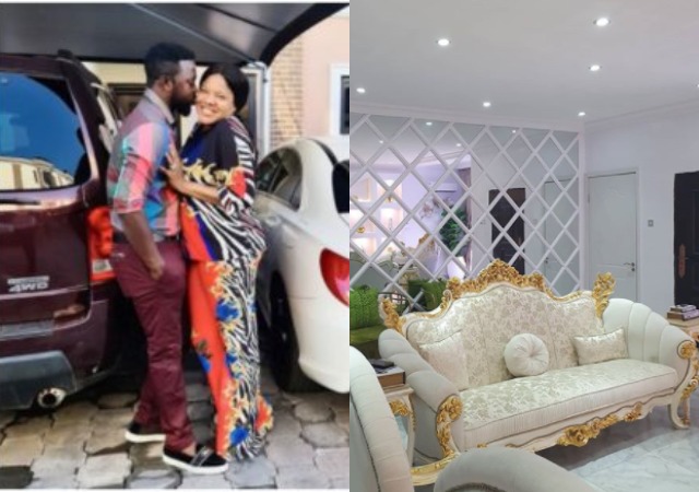 Toyin Abraham and Husband Move into Magnificent Mansion (Photos)