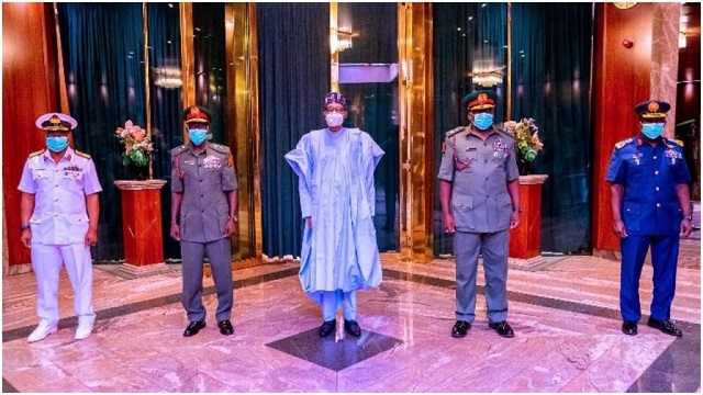 Details of Buhari's Meeting With New Service Chiefs