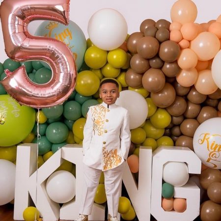 Proud Mum, Tonto Dikeh Shares Lovely New Photos Of Her Son, King Andre, As He Turns 5