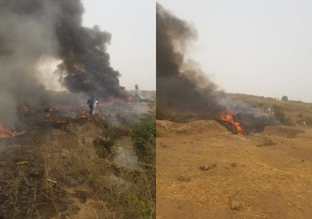 Abuja Plane Crash: Aircraft Crashes Close To Airport, All Air Personnel On Board Dead