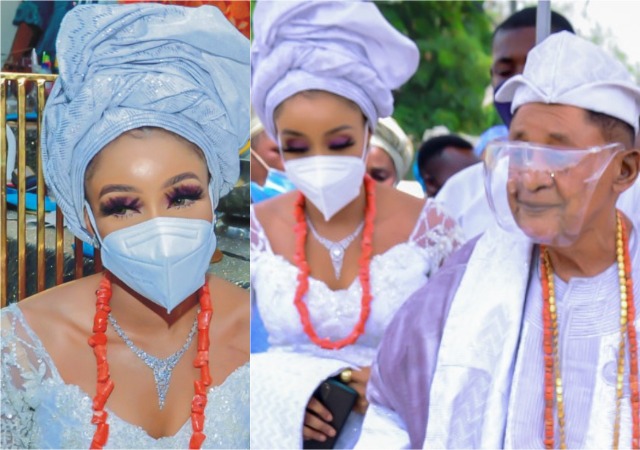 Alaafin of Oyo Makes First Public Appearance with His New Wife, Olori Chioma Adeyemi