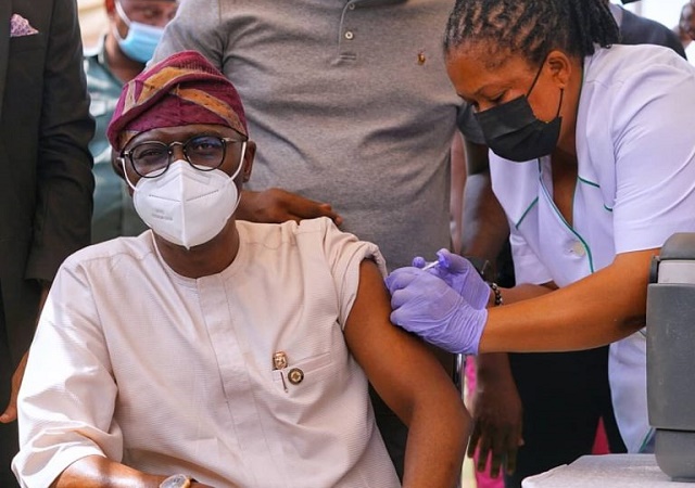 Sanwo-Olu Receives COVID-19 Vaccine, Talks of the Side Effect