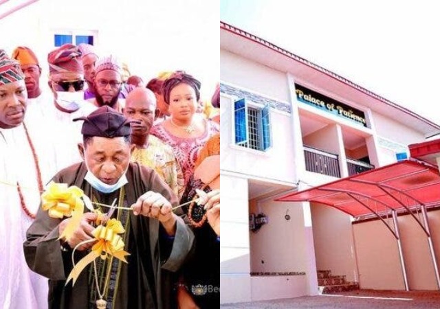 Alaafin of Oyo Appreciate Wife, Queen Omowumi with a New House