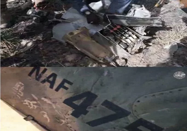 Parts of Missing NAF Alpha Jet 475 Found in Borno [photos]