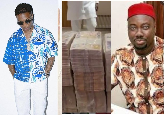 Fan Mocks Wizkid Over Cubana’s Mama Burial