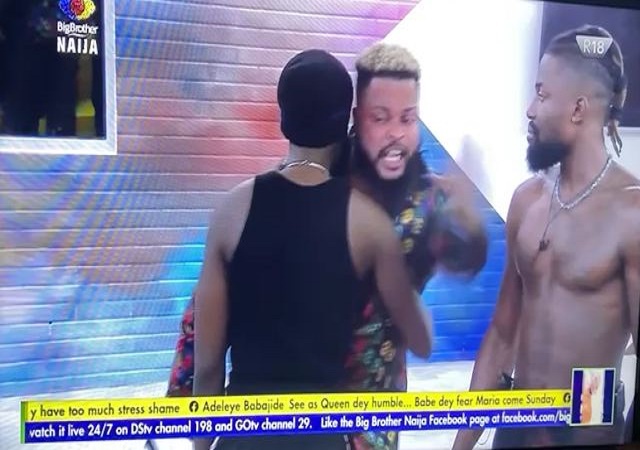 #BBNaija: WhiteMoney and Pere Finally had a Faceoff In The Middle Of the Night [Video]