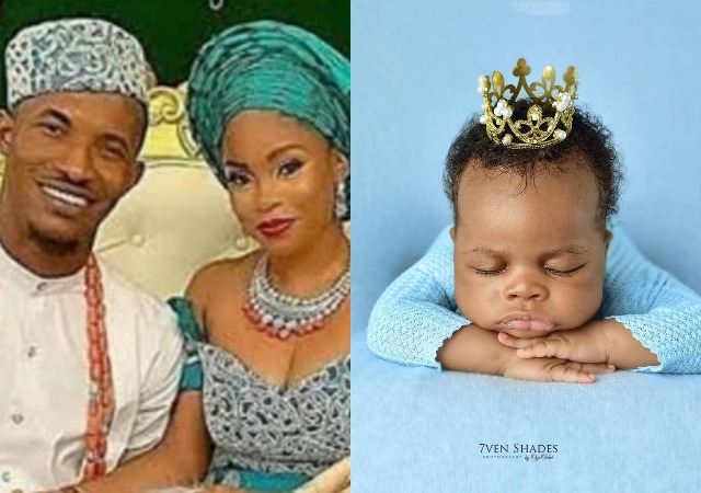 Actor Gideon Okeke and Wife Shares First Photos of Their Second Son [Photos]