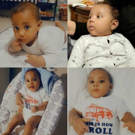 BBNaija star, Gifty Powers, Shows off Son's Face for the First Time as He Turns One [Photos]