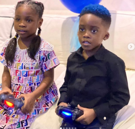 Tiwa Savage’s Son Jamil Being Friend-Zoned by Imade David’s Daughter(VIDEO)