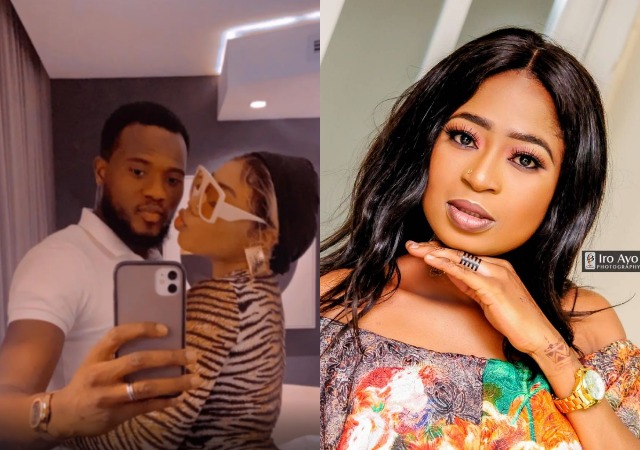 Nollywood Actor Mustapha Sholagbade Peppers Baby Mama, Celebrates Wife’s Birthday in Style