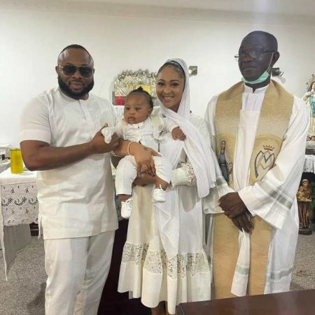 See Photos and from Olakunle Churchill and Rosy Meurer’s Son’s Christening