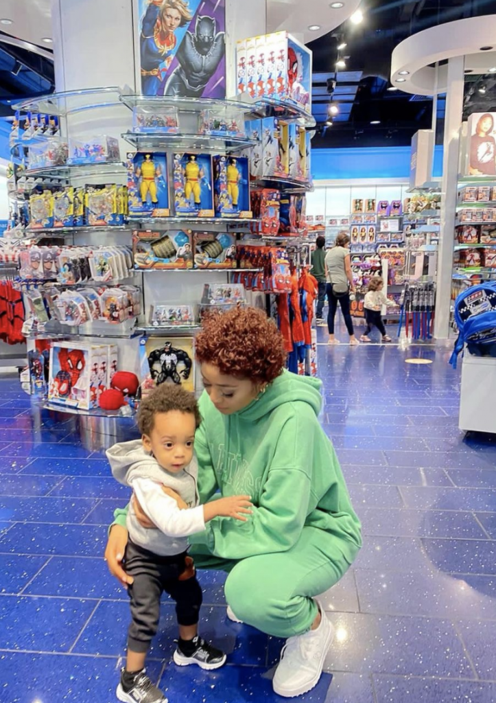 Regina Daniels Takes Her Son, Munir on an Expensive Shopping Abroad [Photos]