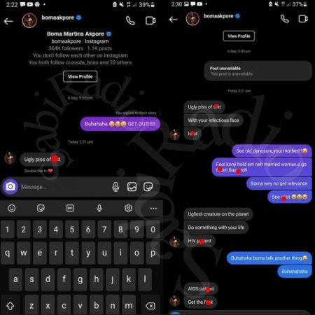 BBNaija: Leaked Chat between Boma And another Married Woman Leaks