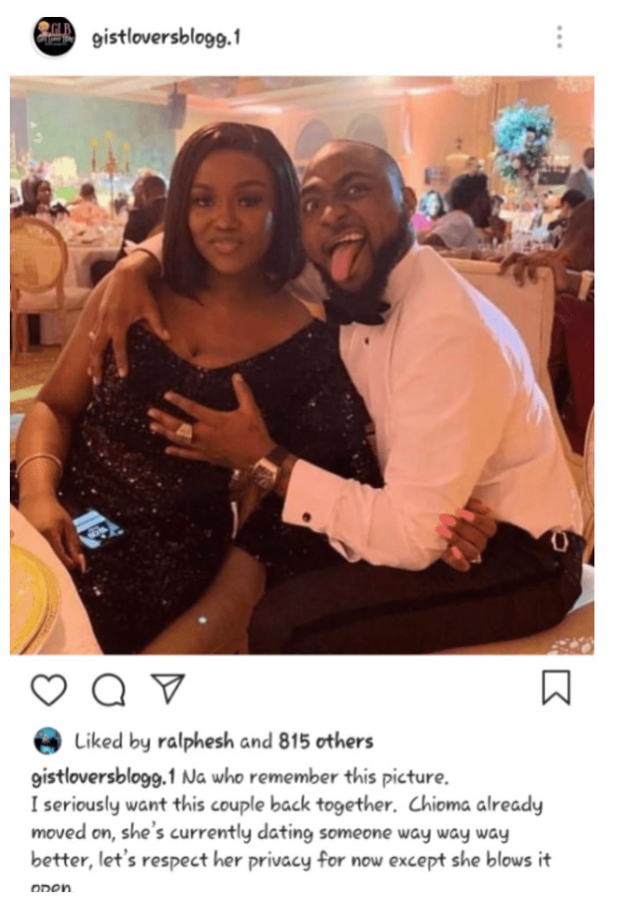 Chioma Has Moved On, Now Dates Someone Way Better Than Davido