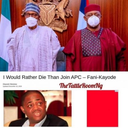 Femi Fani Kayode Joins APC after Saying He Would Rather Die Than Join Join Them
