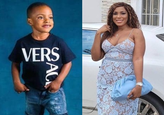Linda Ikeji Changes Her Son’s Surname from Her Baby Daddy’s Name To Her Father’s Name