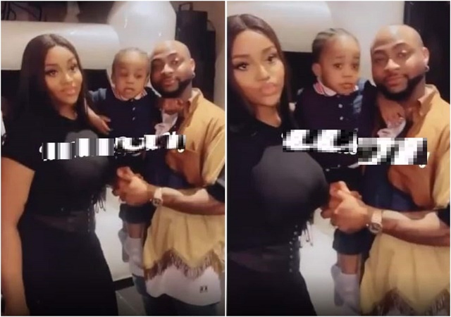 ‘It’s The Social Distancing’- Chioma Shares a Video Of Davido Smiling At Her At Their Son Ifeanyi’s Second Birthday Party [Video]