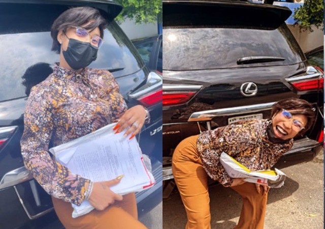 Tonto Dikeh mocks Janemena, shows off the Lexus SUV she snatched from Kpokpogri