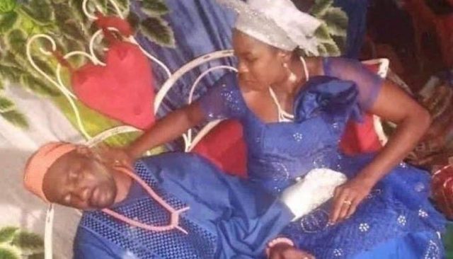 Groom Reportedly Dozes Off At His Traditional Wedding