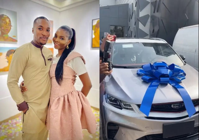 Actor, Akah Nnani Gifts His Wife an Exotic Car as Push Present