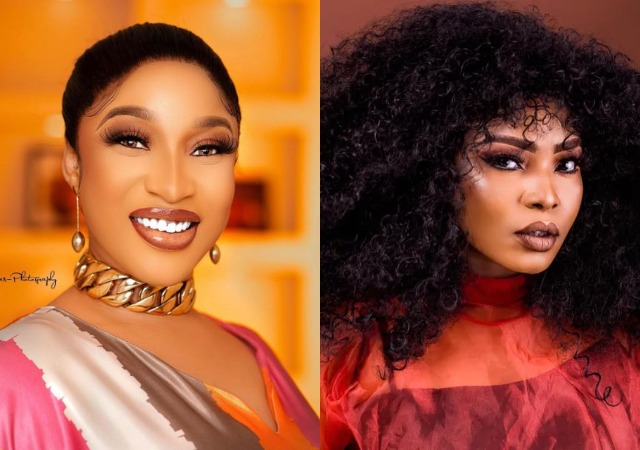 “Halima is Not My Friend, She is Fighting Herself Up And Down” – Tonto Dikeh Spills