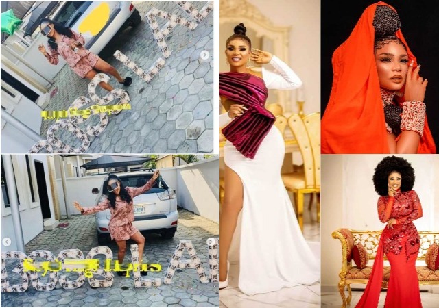 Actress Iyabo Ojo Receives Money Alphabets ‘Boss Lady’ For Her 44th Birthday