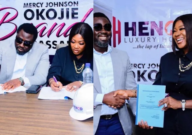 Mercy Johnson-Okojie Bags Endorsement Deal with Husband’s Real Estate Company