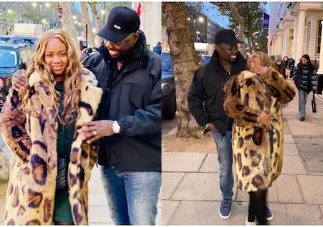Obi Cubana and Wife Serves Hot PDA on the Streets of London Like Young ‘Oyinbo’ Couple