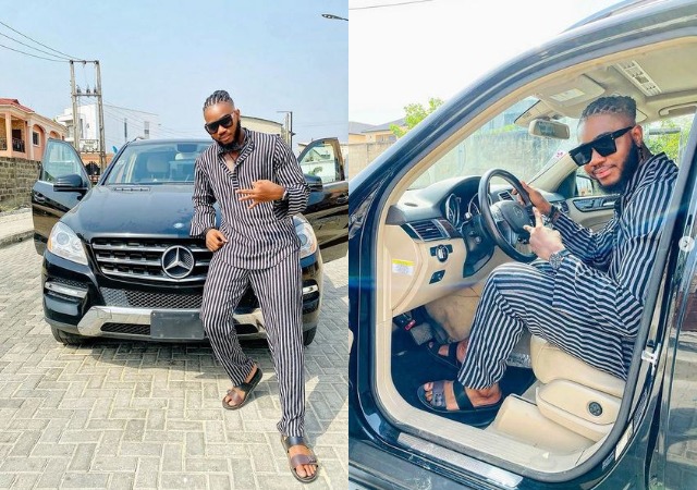 BBNaija's Praise Acquires New Mercedes Benz
