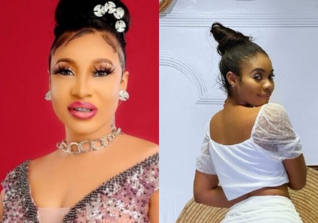 Tonto Dikeh Drags Janemena Yet Again, Hints At Aborted Pregnancy For Kpokpogri
