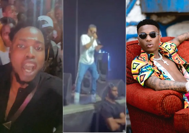 “Wizkid! Take My Girlfriend” – Excited Man Offers His Girlfriend to Wizkid during Concert [VIDEO]