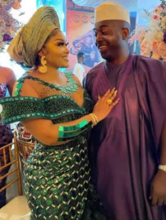 With Her Full Chest, Nollywood Actress, Mercy Aigbe Unveils Father of Four as New Lover