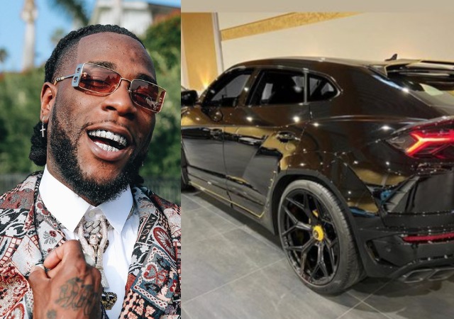 Burna Boy Acquires Lamborghini 2022 Edition Automobile Worth Millions ...