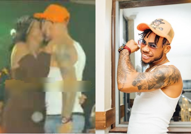 “Poco Don Show Love Ooo” – Fans Reacts As Poco Lee Kisses Lady on Stage During Concert [VIDEO]