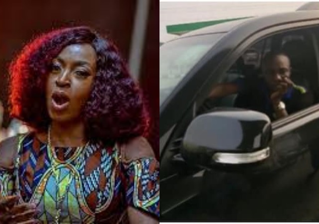 Kate Henshaw Loses Her Cool at a Fuel Station as Officer Jumps Queue She’s Been on for an Hour