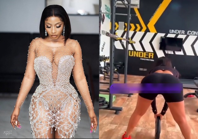 Mercy Eke Shows Off Her Workout Routine, Warns Ladies [VIDEO]