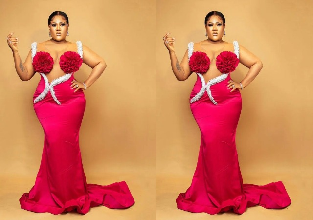 "Lady In Red" - Nkechi Blessing Sunday dazzles in red as she marks age 33 on Valentine’s Day
