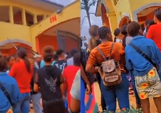 “No Bra, No Entry”- Nigerian Lecturer Chases Defaulters Out Of Lecture Hall [VIDEO]