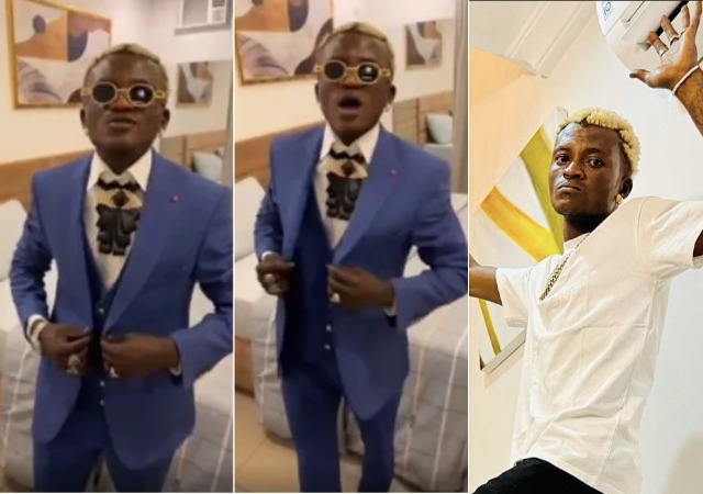 Portable Tensions Fans As He Steps Out In Suit For The First Time [VIDEO]