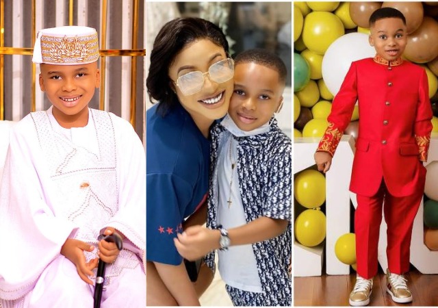 You are CLUMSY”- Tonto Dikeh’s 6-year-old son tells her, she reacts [Video]