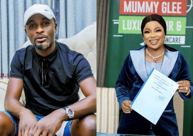 Toyin Abraham's Ex-Husband, Actor Adeniyi Johnson Celebrates Wife As She Bags Endorsement Deal With Skincare Brand
