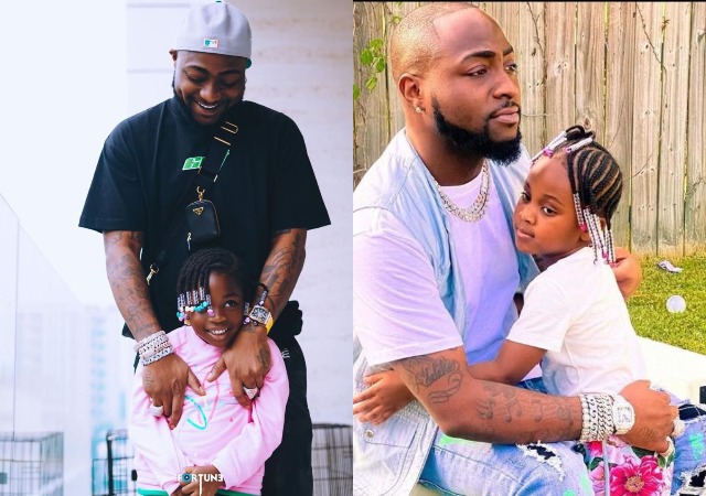 Davido Overjoyed As His Daughters, Imade And Hailey Arrive London Ahead Of His O2 Arena Concert