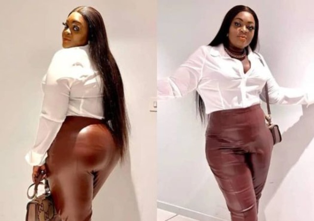 Actress, Eniola Badmus Rocks N1.2m Designer Bag, Tensions Fans As She Shares Photos Of Her Massive Backside