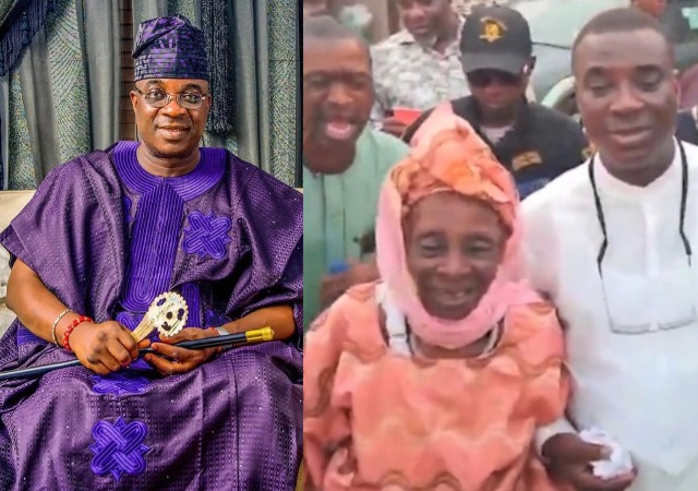 Heart Warming Moment KWAM 1 And 101-Year-Old Mother Made A Grand Entrance At His 65th Birthday Party