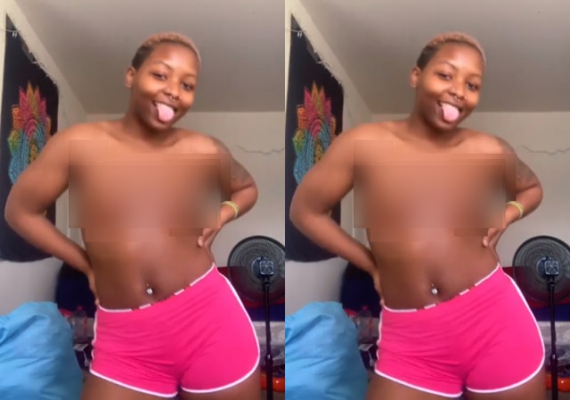 Lady Flaunts Her Bare Chest After Cutting Off Her B00bs To