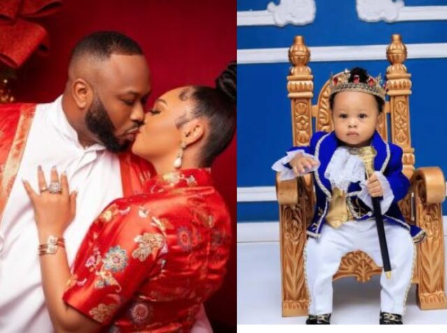 ‘Our lives have been wonderfully spiced with your presence’ - Rosy Meurer and Olakunle Churchill Celebrate Their Son's First Birthday