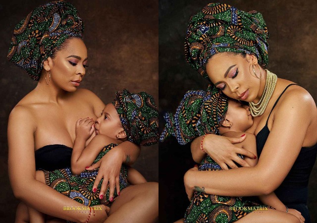 TBoss Shocks Fans, Reveals That Her Baby Of 2Yrs 7Month Old Still On The Boobie Shares Photos