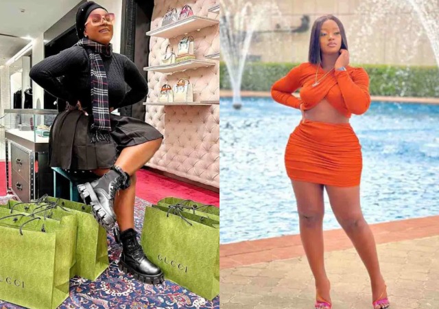 “So This My Life Style They Hungry You” – Luchy Donalds Mocks Her Arch-Rival Destiny Etiko As She Vacations In UK [Video]