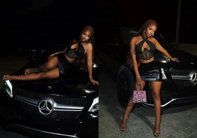 The 21-Year-Old Iyabo Ojo’s Daughter, Priscilla, Splashes Millions To Acquire Mercedes Benz SUV [Photos]