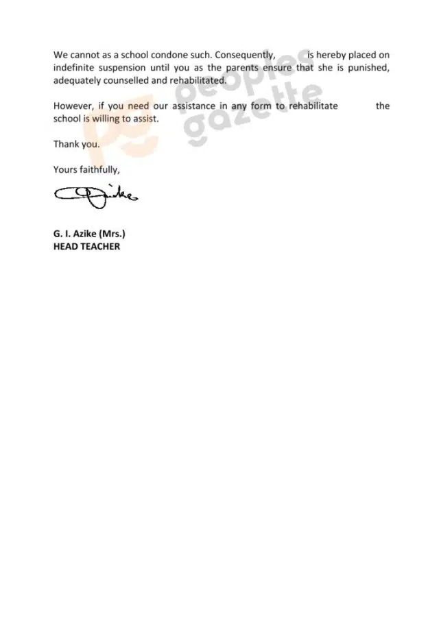 Chrisland School Breaks Silence, Suspends 10-Year-Old Abused Female Student, Says It Was A Willful ‘Truth and Dare’ Game